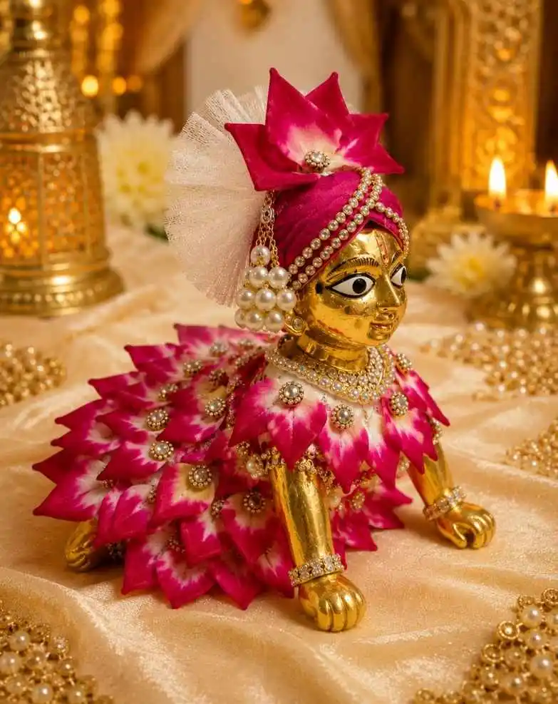 New Design Laddu Gopal Poshak Pure Cotton Summer and Winter Woolen Dress